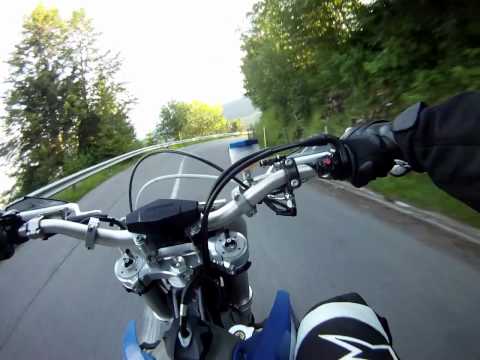 Husaberg 570 / fast down race / GoPro Hero.mov