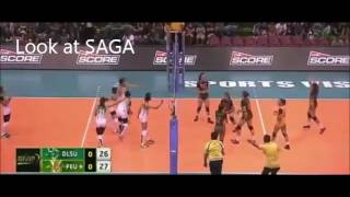 DLSU lady spiker's Saga "The Future Queen of Swag"