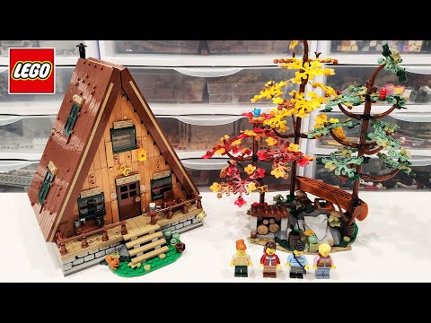 LEGO A-Frame Cabin Detailed Review! A Beauty!