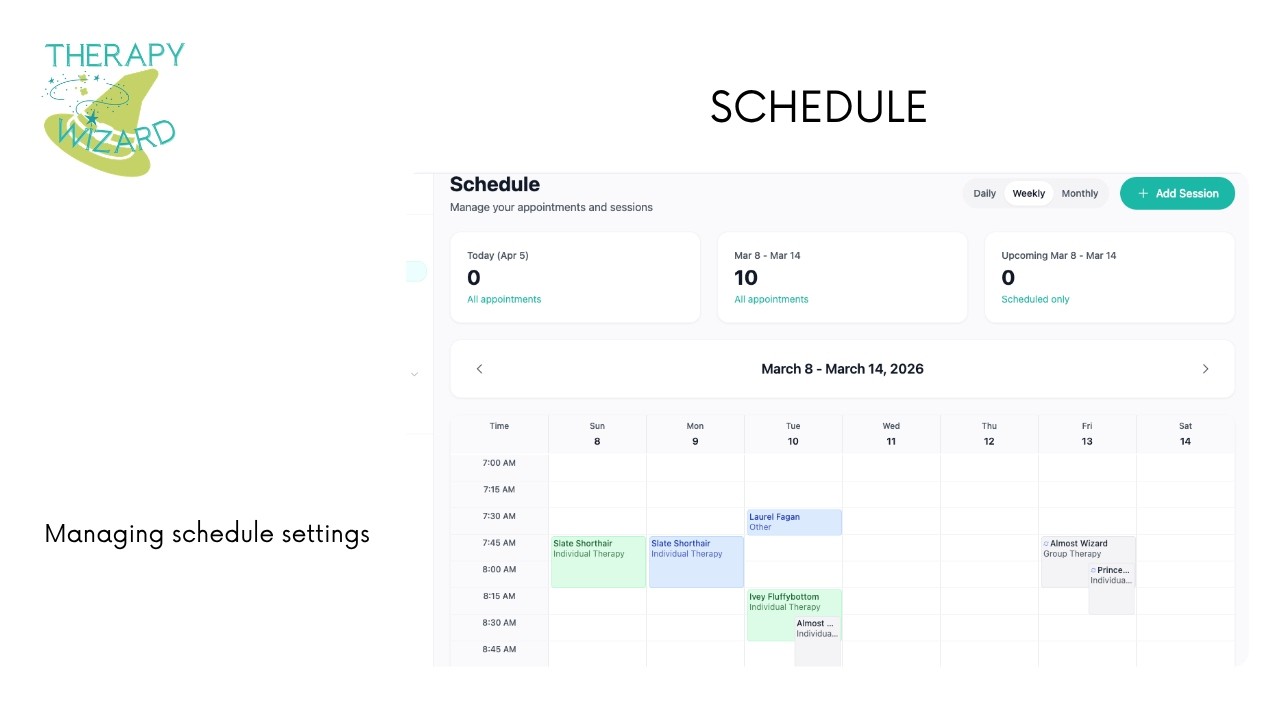 Schedule V2 | O.T. Wizard