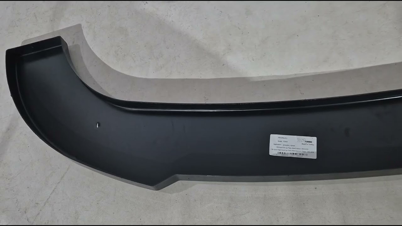 Передний Лип DPT V-4 (Для M3, Черный Глянец) Video 1