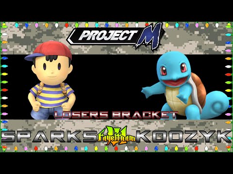 Fayettnam 6|Project M-Losers Bracket: Sparks (Ness, Lucas) vs Koozyk (Squirtle)