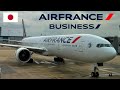 Paris Tokyo New Business Class First Class Lounge Air France Boeing 777 FLIGHT REPORT