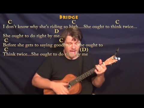 Ticket to Ride (The Beatles) Bariuke Cover Lesson in G with Chords/Lyrics