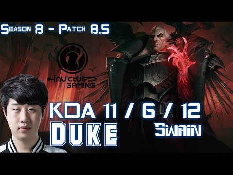 IG Duke SWAIN vs RENEKTON Top - Patch 8.5 KR Ranked