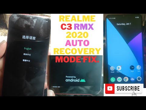 REALME C3 rmx 2020 AUTO RECOVERY MODE FIX  REALME C3 FLASHING UMT