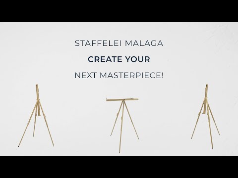 ARTINA Staffelei Malaga - Feldstaffelei aus Kiefernholz - flexibel verstellbar