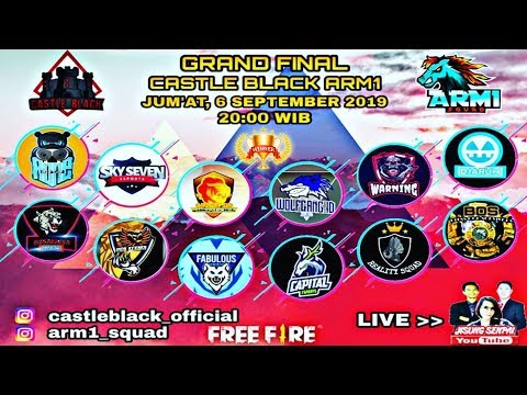 GRAND FINAL TOURNAMENT CASTLE BLACK ARM1 2019 FREE FIRE INDONESIA