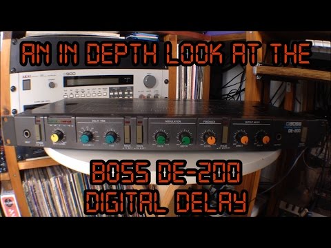 Boss DE-200 Digital Delay 1984 - Black image 8
