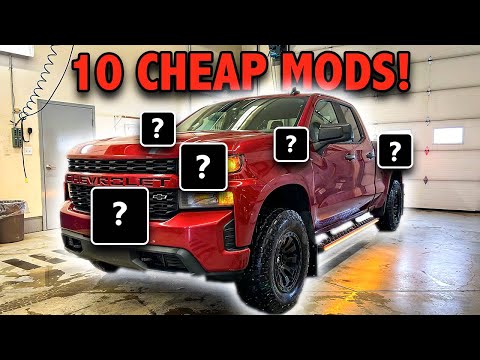 10 CHEAP Mods for your 2019+ SILVERADO