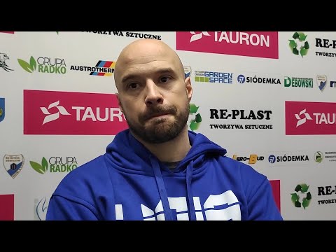 Teddy Da Costa po wygranym spotkaniu w fazie play-off z KH Energą Toruń 4:0