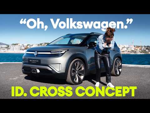 VW ID. Cross concept: first "drive" of the 2026 T-Cross EV