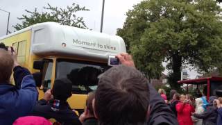 Olympic Torch Through Northampton