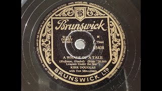 Kirk Douglas &#39;A Whale Of A Tale&#39; 1955 78 rpm