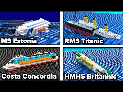 All Passenger Ship Disasters in LEGO
