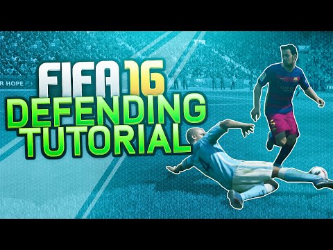 FIFA 16 DEFENDING TUTORIAL / HOW TO DEFEND Best Way To Use STANDING TACKLE - SLIDING TACKLE - JOCKEY
