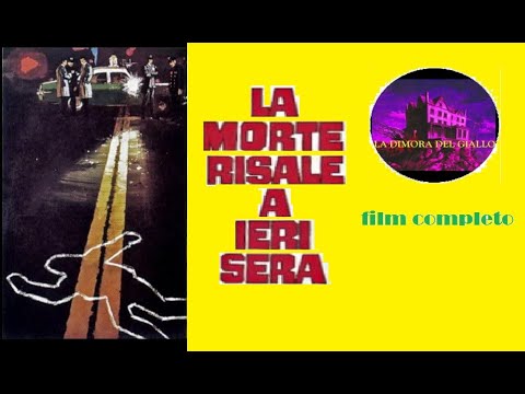 LA MORTE RISALE A IERI SERA ( dal romanzo di Giorgio Scerbanenco ) film completo 1970 GIALLO