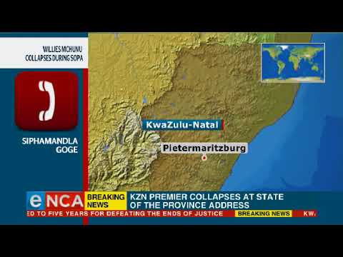 KZN premier collapses during Sopa