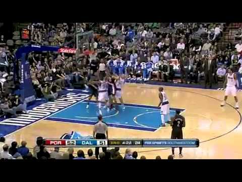 Blazers vs Mavericks NBA recap 1/4/2011.mp4