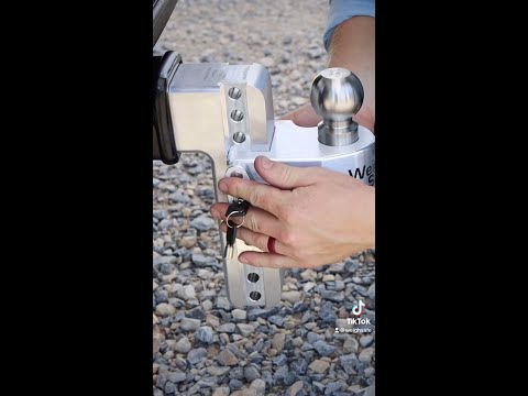 Cerakote Black Weigh Safe Drop Hitch (Aluminum) WS8-2-KA-CER-BLA