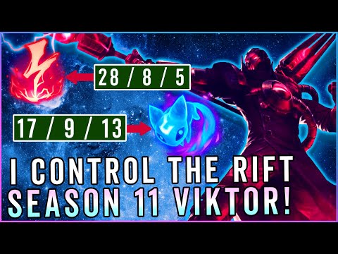 VIKTORIOUS | DIAMOND VIKTOR | I CONTROL THE RIFT!! | SEASON 11 VIKTOR INSANE GAMEPLAY!