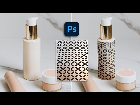 Create Mockup with This New Warp CYLINDER Option in Photoshop | Bulk Mockup automation