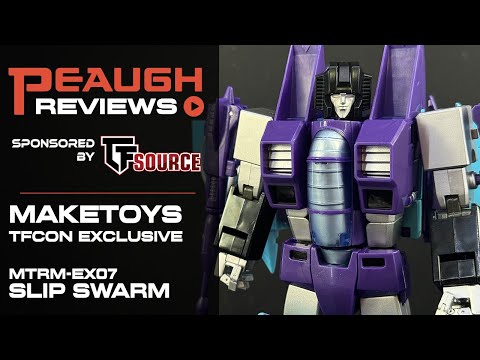 Video Review: Maketoys TFcon Exclusive MTRM-EX07 SLIP SWARM