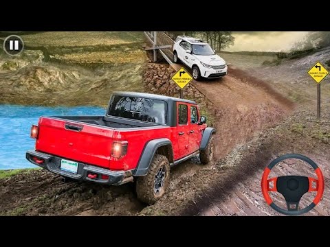 Off-road Car Mud Driving Simulator - 4x4 Jeep Drive - Android Gameplay🔥🔥
