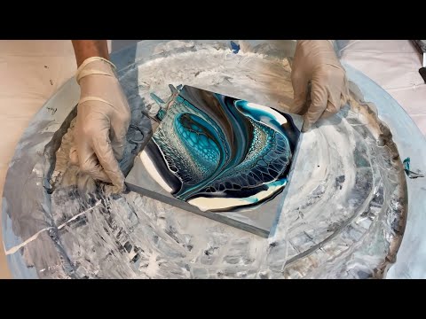 151. Sheleeart Australian Fluid Artist - Ocean Waves