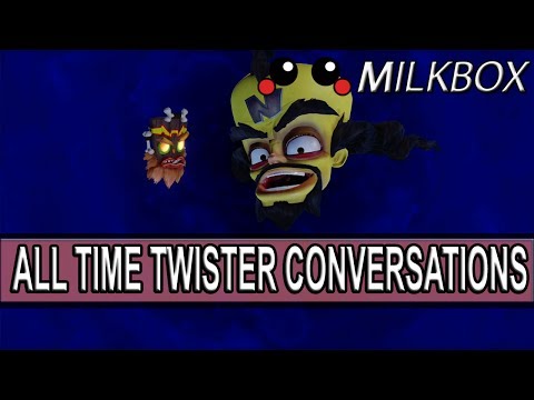 Crash Bandicoot N. Sane Trilogy | All Time Twister Cutscenes/Messages | Warped