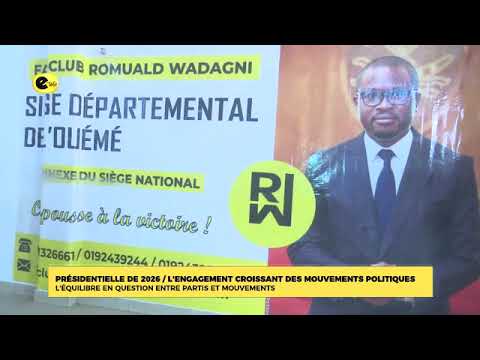 Présidentielle de 2026 : l'engagement croissant des mouvements politiques