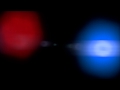 Flashing Police Lights Effect Overlay - Black Background