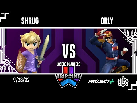 Tripoint Smash 160 - Losers Quarters - Shrug(Toon Link) Vs. ORLY(Captain Falcon)