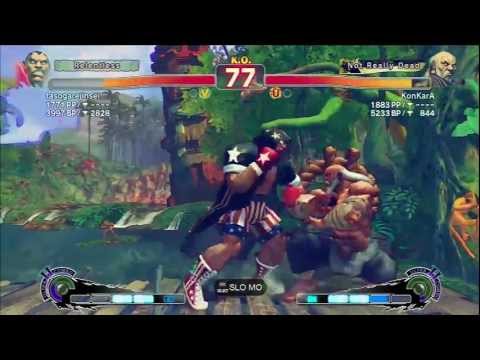 SSF4 AE v.2012 Konkara (Gouken) VS tasogarejinsei (Boxer) HD 1080p