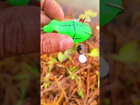 amazing action frog lure BRAVVO CROSS #fishing #frog #fishingvideo #fishing #reels #fishingvideo #lu