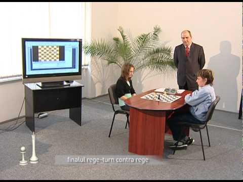 Emisiunea 6 Regi si Pioni - finalul rege + turn contra rege