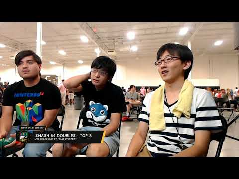 Super Smash Con 2017 - Prince & Tacos vs. Wangera & Kurabba - SSB64 - Doubles Top 8, Losers Eighths