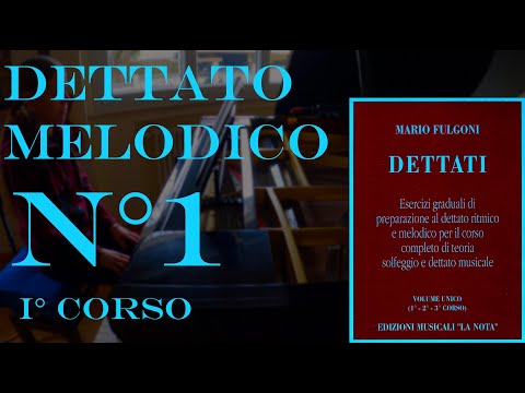 Dettato Melodico n.1 - I Corso - M. Fulgoni