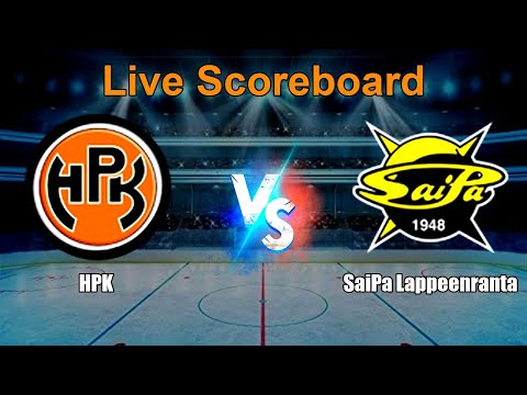 HPK vs SaiPa Lappeenranta Live Score - Finland Liiga