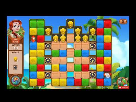 Lost Island Blast Adventure Level 1241 NO BOOSTERS - A S GAMING