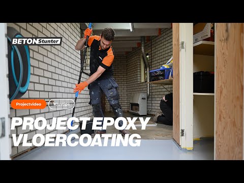 Zo breng je Epoxy Vloercoating aan in een garage!