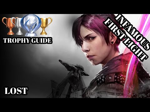 🏆INFAMOUS FIRST LIGHT TROPHY GUIDE: "LOST"  – 100% WALKTHROUGH 🏆
