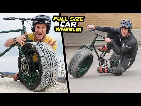 THIS CRAZY MODIFIED BIKE HAS CAR WHEELS - SUPERBIKE STYLE UNLOCKED!