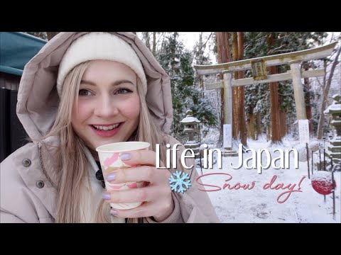  (Day in my Life Japan ❄️ SNOW DAY!!!)