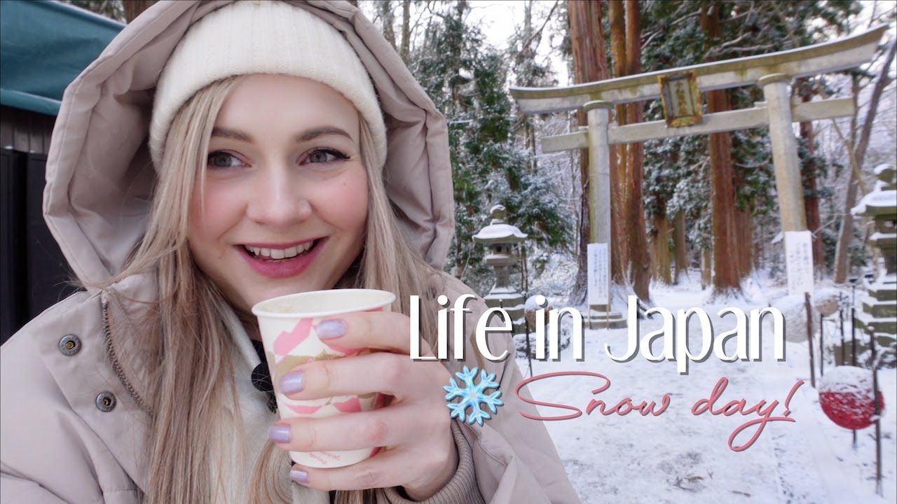 Day in my Life Japan SNOW DAY!!!