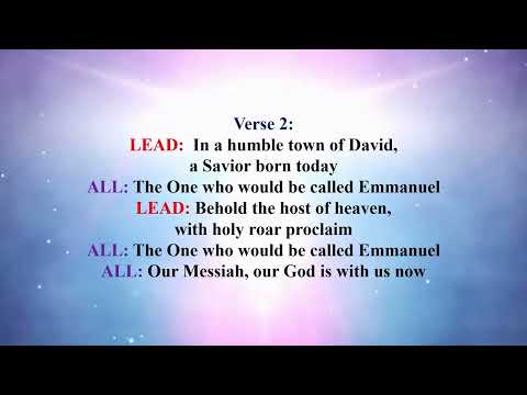 HOLY FOREVER (CHRISTMAS) with O COME LET US ADORE HIM