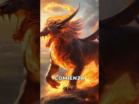 Duelo de Bestias Quimera vs  Grifo en el Campo de Batalla Mítico