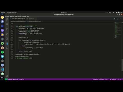 Frequency Analysis In Python The Code Book