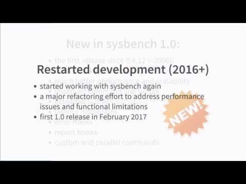 sysbench 1 0 teaching old dog new tricks