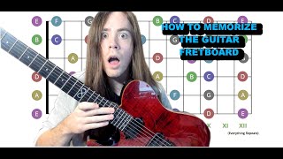 How to MEMORIZE the guitar FRETBOARD the simple way...